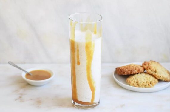 Овсяный молочный коктейль